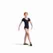 Capezio tactel jongensleotard met korte mouw
