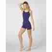 Temps-Danse dames balletpak met short spaghettibandjes blauw