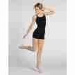 Temps-Danse dames balletpak met short spaghettibandjes zwart