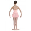 Bloch CR7921 Bahibak spaghettibandjes en kort rokje roze achterkant 