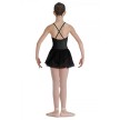 Bloch CR7921 Bahibak spaghettibandjes en kort rokje zwart achterkant
