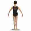 Bloch Miame CL7905 zwarte balletpak met open rug voor kinderen