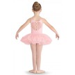 Bloch CR5711 Addelyn balletpakje hartvormige rug roze achterkant