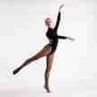 Silky Dance zwarte netpanty voor salsa en showdance