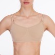 Silky Dance Seamless Clear Back Bra Top Naadloze bh-top met doorzichtige band