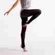 Silky Dance Stirrup Panty Zwarte Balletpanty