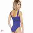 SoDanca E11155 dames balletpak hemdmodel met kant paars achterkant 