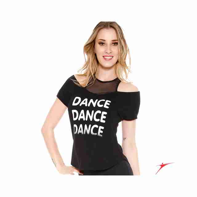 So Danca T-shirt met open schouders E11159