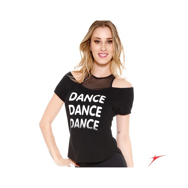 So Danca T-shirt met open schouders E11159