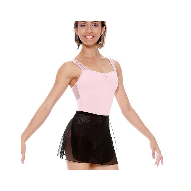 SoDanca zwarte doorzichtige wikkel Balletrok E10726