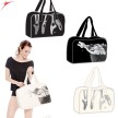 Zwarte danstas van canvas voor ballerina print SoDanca BG568