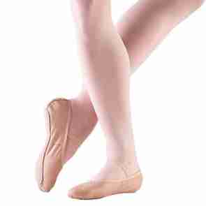So Danca BAE14L Lederen Balletschoen met Doorlopende zool - volwassenen