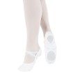 So Danca BAE11 witte leren Splitzool Balletschoenen met nylon stretch 