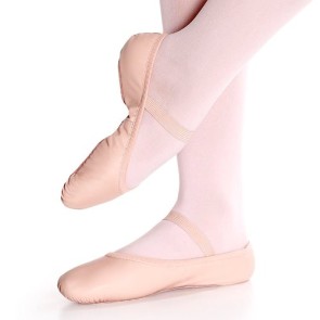 So Danca SD55L Lederen Balletschoen met doorlopende zool - volwassenen