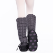 Russian pointe warm-up booties voor ballet grijs achterkant