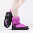 Russian Pointe Gewatteerde Warm-Up Booties voor ballet paars