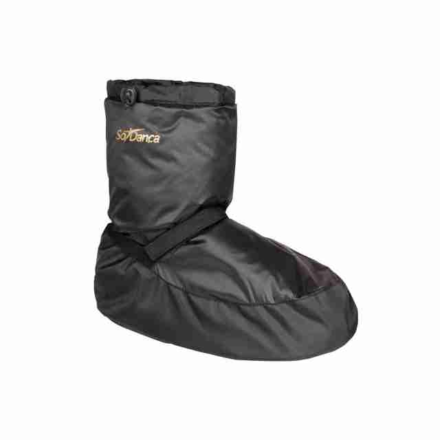 SoDanca Warm-up Ballet Boot AC13 Zwart met klittenband