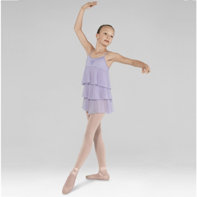 Bloch M289C balletjurkje drie lagen paars