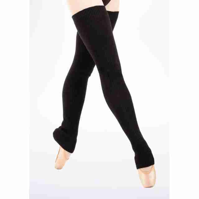 zwarte lange Bloch Dames Beenwarmers W0948 Francesca 