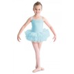 Bloch Desdemona Tutu Balletpak Voor Meisjes blauw spaghettibandjes