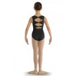 Bloch CL8835 balletpakje voor meisjes zwart achterkant