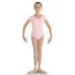 Bloch CL8832 kinderen balletpakje korte mouw roze voorkant