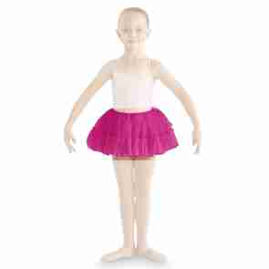 Bloch Addelyn Heart Mesh Tutu Skirt CR8111