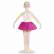 Bloch CR8111 ballet tutu meisjes fuchia achterkant