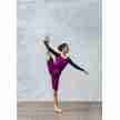 Grishko 0404PT Bobbie Warm-Up Unitard Kort Roze
