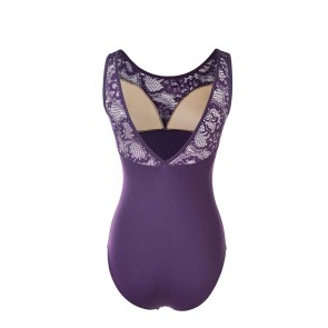 Sansha Aylin KH2571M Balletpak Paars Achterkant