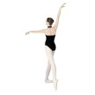 Sansha dames balletpak halter zwart achterkant 