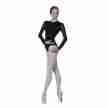 Sansha balletpak dames lange mesh mouwen voorkant