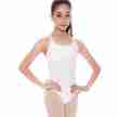 So Danca SL-19 Kinder balletpak wit ronde hals