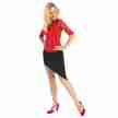 Rumpf CORDOBA Dames Latin Rok met asymmetrische vorm