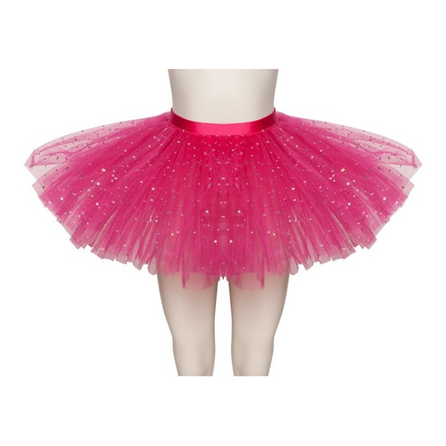 Katz roze tutu glitters kort