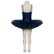 Katz glinsterende ballet tutu donker blauw achterkant 
