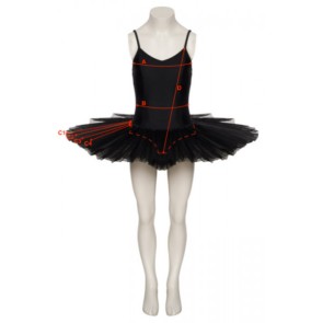 Katz roze ballet tutu met glitters achterkant