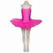 Katz roze ballet tutu met glitters voorkant 
