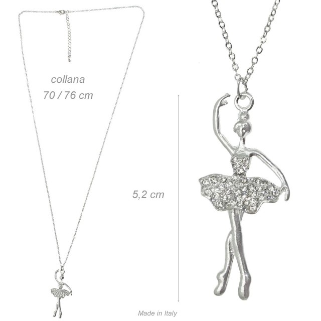 Alista Dancer Basics Alista ketting met een ballerinahanger