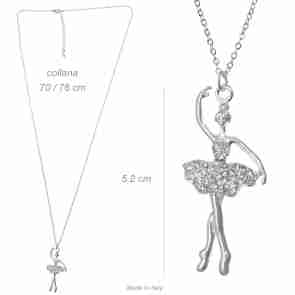 Alista Dancer Basics  Alista ketting met een ballerinahanger