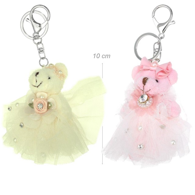 Alista Sleutelhanger Ballerina met strass-steentjes F490191b