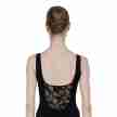 Sansha D2517C dames balletpak zonder mouwen kant rug voorkant