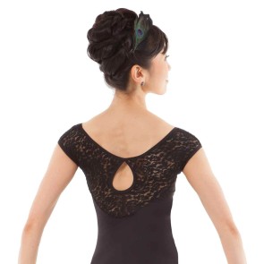 Sansha Annette L3536 Zwart Balletpak met Kant voor Dames