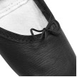 Rumpf 1001 zwart Balletschoenen van leer met strikje