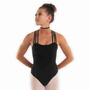 Alista Dancer Basics zwart balletpak met 3 bandjes Expression voor meisjes