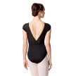 Lulli dames balletpak zonder mouwen lage rug zwart achterkant