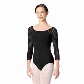 Lulli Balletpak met 3/4 Gestreepte Mouwen Milena voor meisjes
