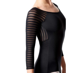 Lulli LUF529 Milena Balletpak met 3/4 Gestreepte Mouwen Milena