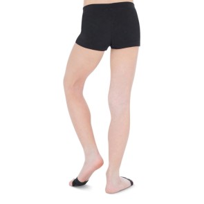 Capezio Laag uitgesneden Shorts zwart achter