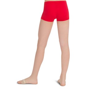 Capezio Laag uitgesneden Shorts rood achter